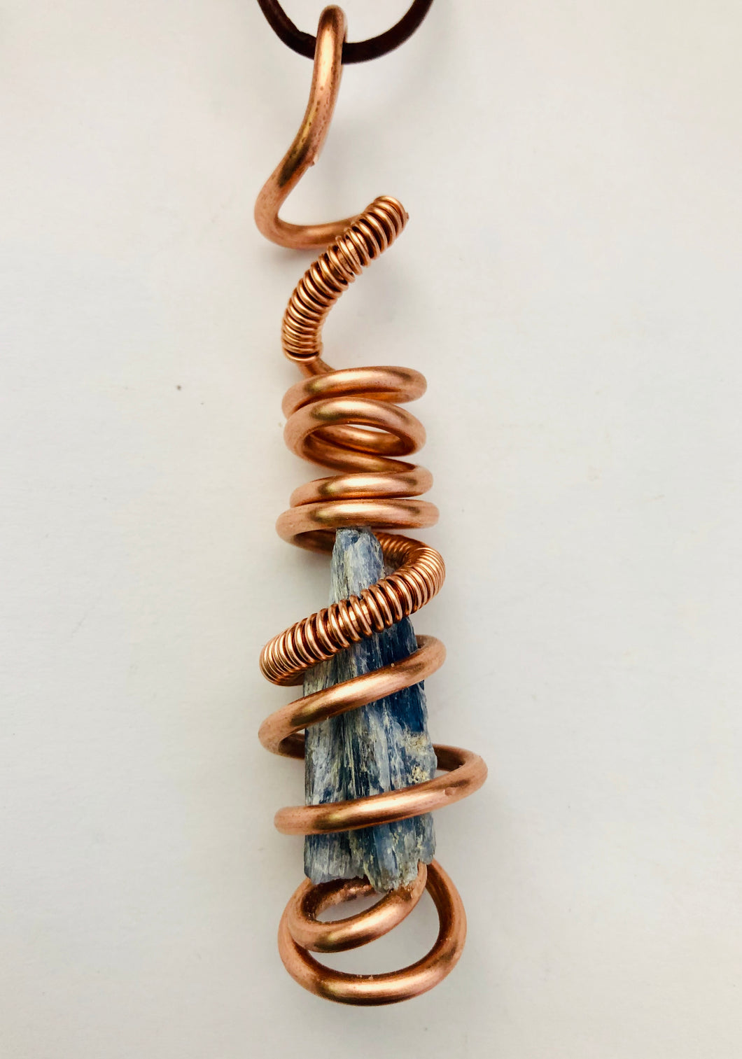 Copper Wrapped Kyanite (Indigo)