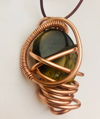 Copper Wrapped Tiger’s Eye