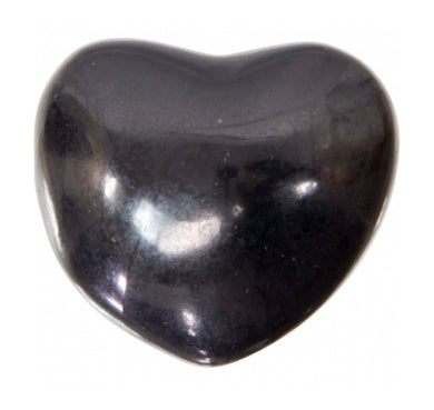 95% Carbon Shungite Puffy Heart EMF Protection