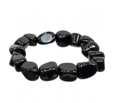 Black Obsidian Tumbled Bracelet